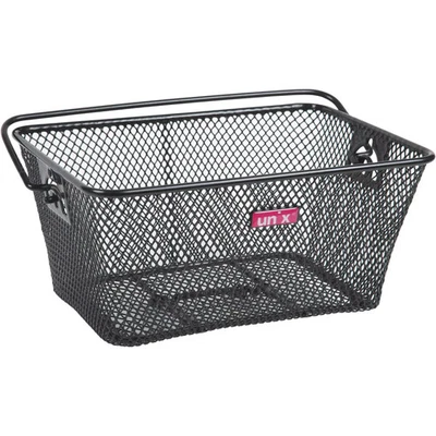 UNIX Hinterradkorb AMANDO 10L Volumen wetterbeständig metall schwarz - Bild 1 von 4