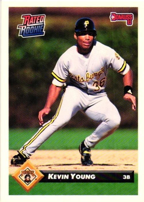 1993 Donruss - #452 Rated Rookie Kevin Young (RC)