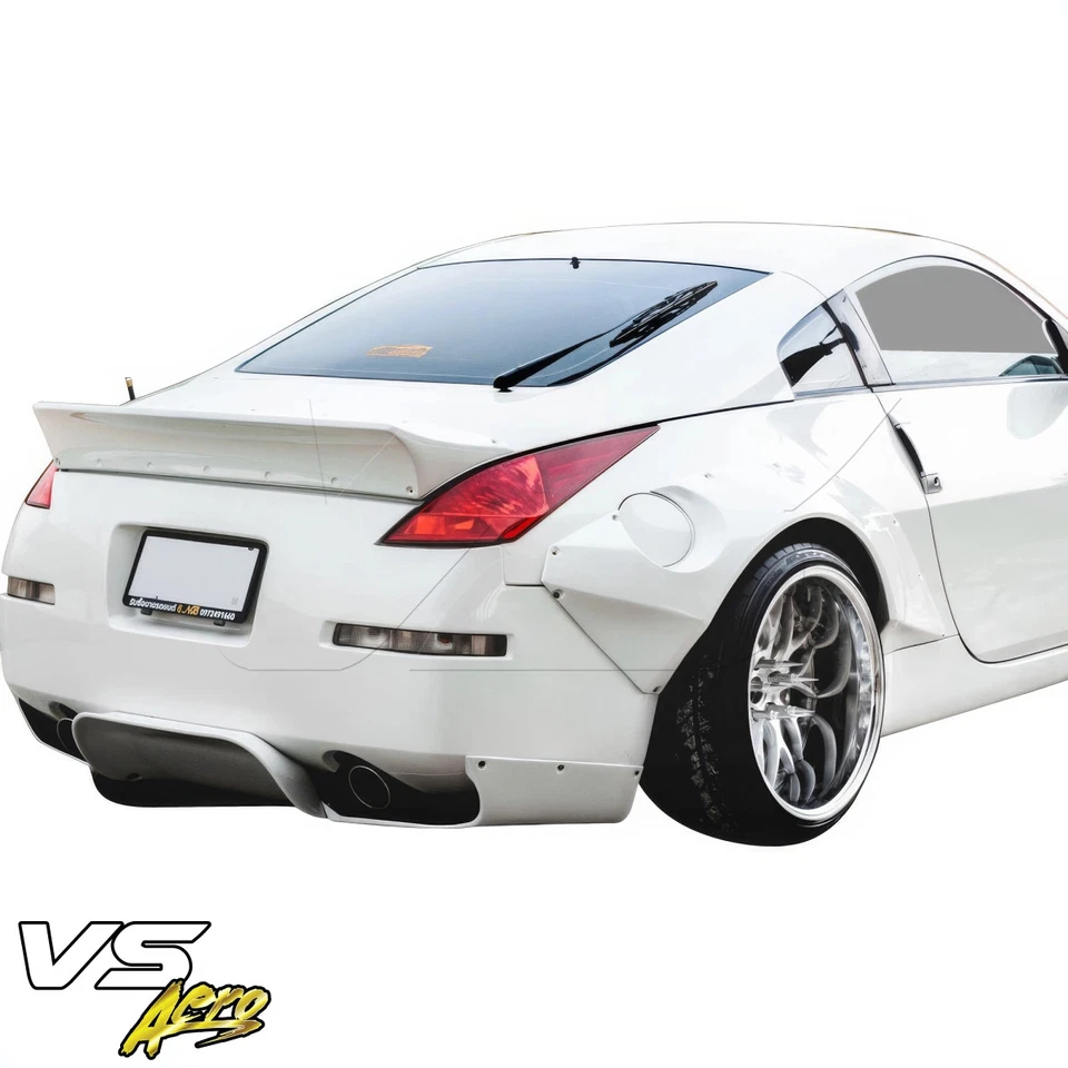 VSaero FRP TKYO Wide Body Fender Flares (rear) 2pc 80mm (Z33) for 350Z Nissan 0 Foto 4 de 4
