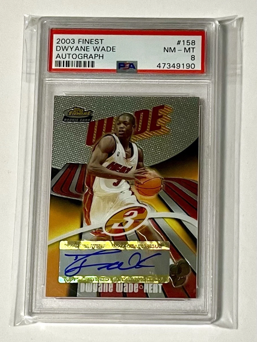 Topps Dwyane Wade Basketball Autographed Sports Trading Cards