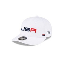 NEW Mens New Era White 2023 Ryder Cup Practic...