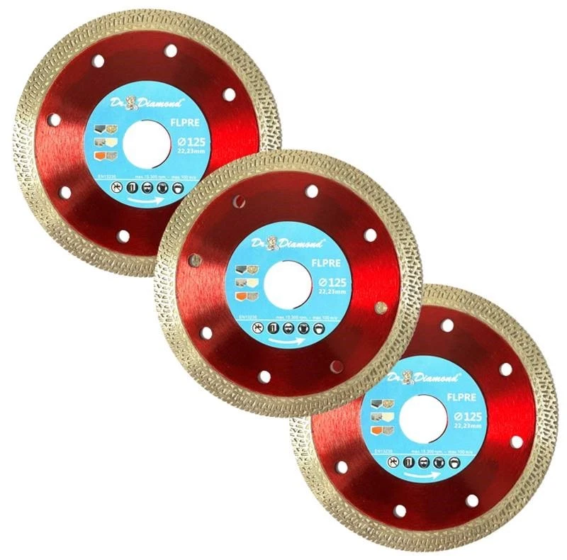 Profi Diamantscheibe 125 mm Fliesen Granit Feinsteinzeug DiamantTrennscheibe - Bild 4 von 4