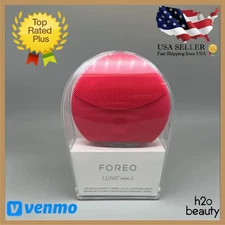 Foreo Luna Mini 2 Facial Cleansing Brush ( Fuchsia ) **New With Case**