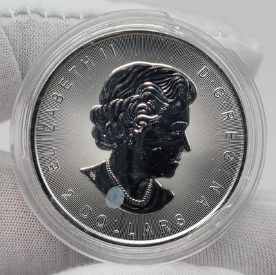 【世界100個限定】2017年 カナダ『ウルフムーン』カラー3/4オンス銀貨。 2017 Canadian Wolf 3/4 oz .9999 Fine Silver Coin Howling to the