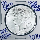 1925 BU UNCIRCULATED SILVER PEACE DOLLAR AUTHENTIC U.S. MINT FREE SHIPPING 7076