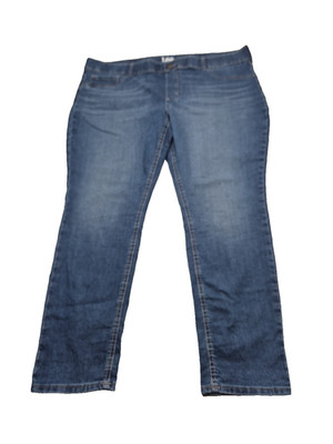 Lee Jeans Damen Blau Denim Größe XXL W44 L29