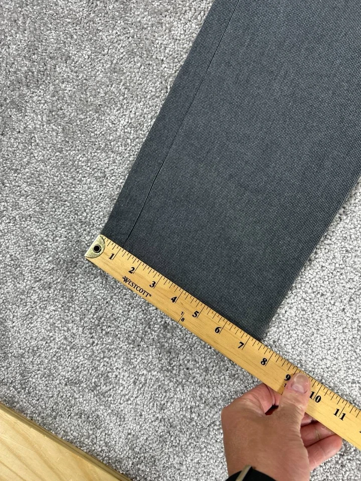 Paul Smith Chino Pants Mens 30 Gray Micro Check 30X29 - Image 3 of 4