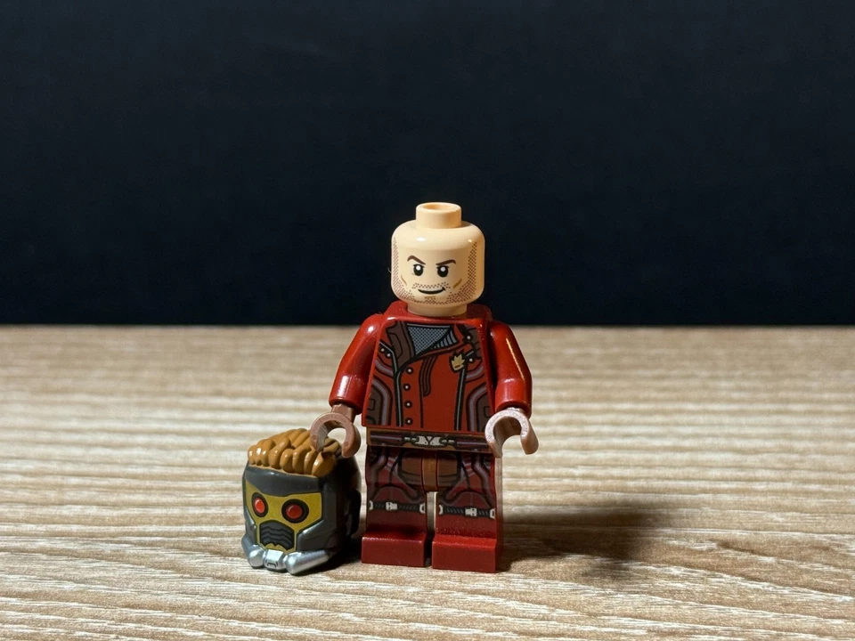 LEGO Super Heroes Star-Lord Máscara Chaqueta con Botones Laterales Minifigura sh123 Foto 3 de 3