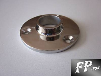 Embase Ronde à Souder 22mm 90° Inox 316 Ref EM779 - Neuf, Fabrication Française