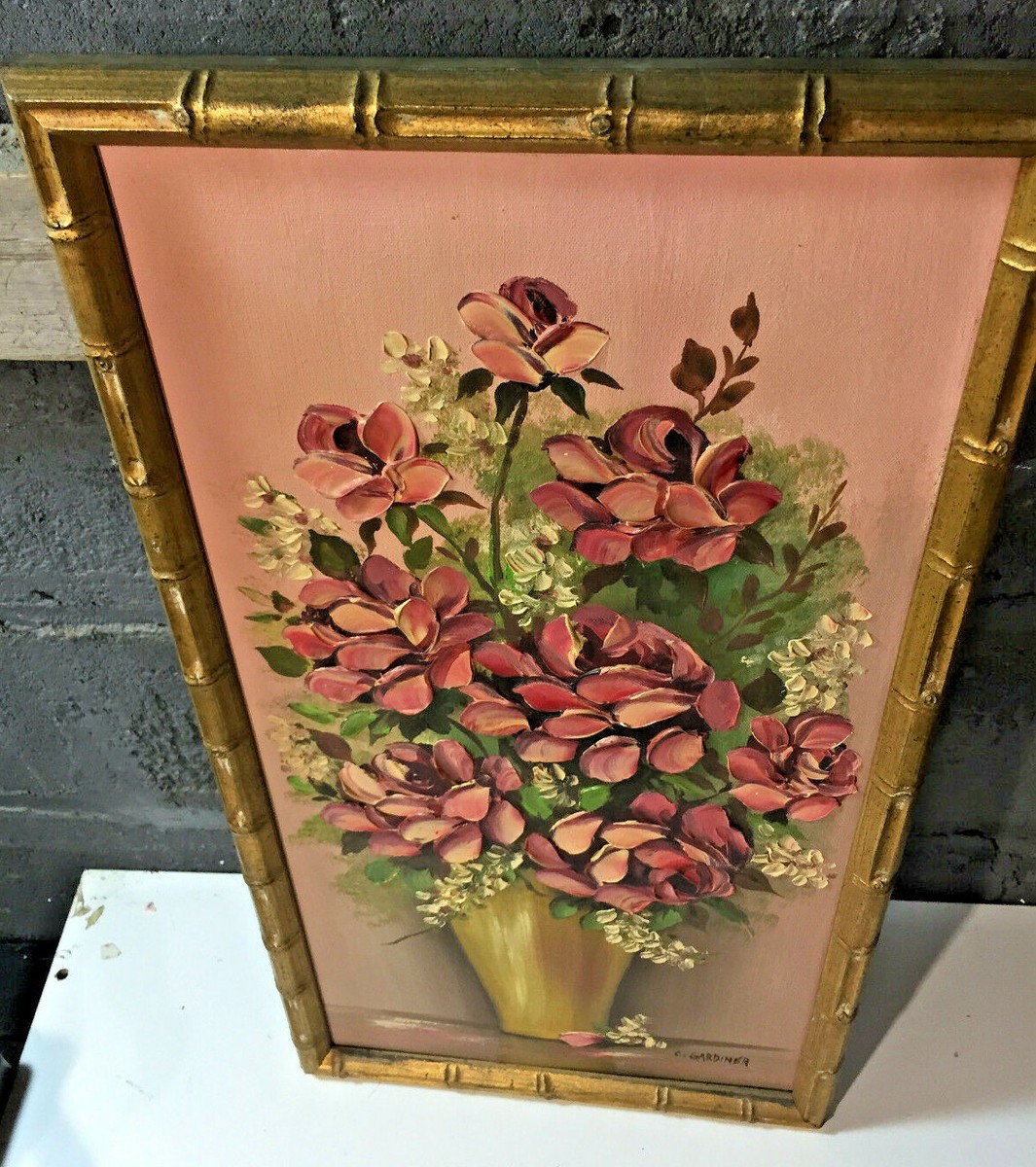 【値下げ】PAINTING GILDED FLORALS AND FRUITS 値下げ】PAINTING GILDED FLORALS AND FRUITS PAINTING GILDED