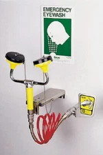 ENCON 01090103 WALL MOUNT DUAL EYEWASH FACEWASH STATION WITH DRENCH HOSE