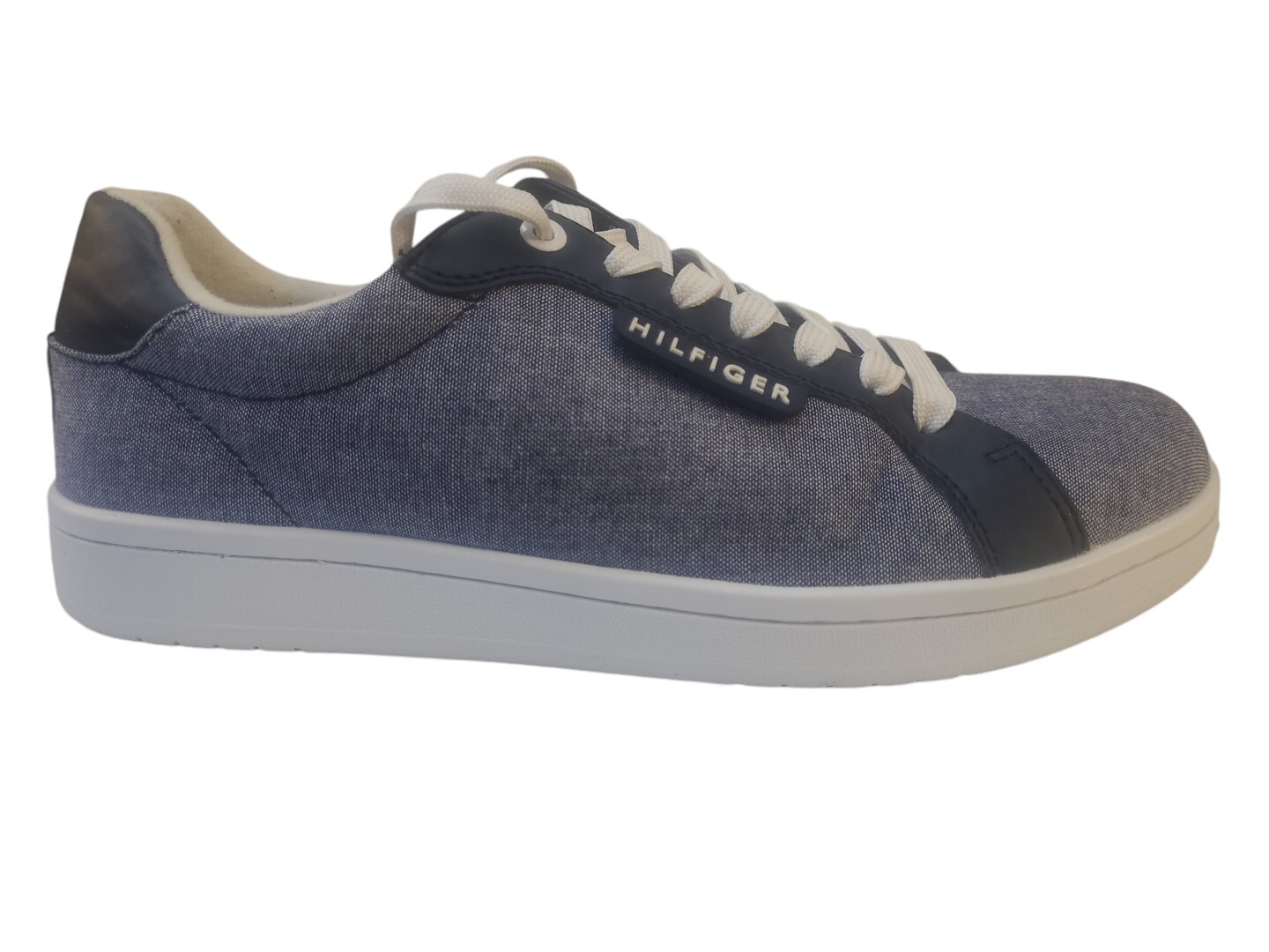 Navy Blue Tommy Hilfiger Canvas Men’s Shoes Size 7.5