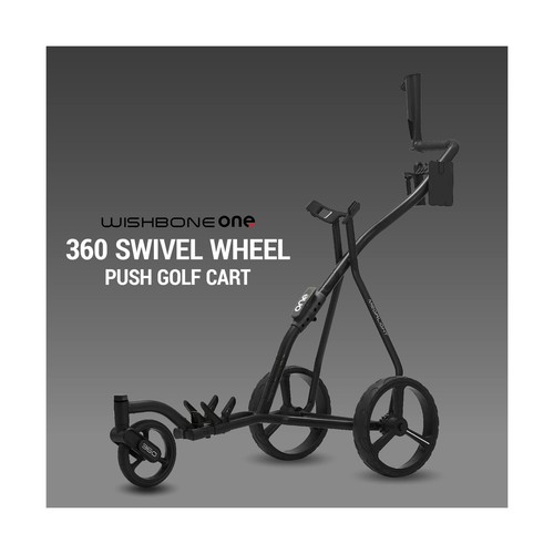 Golf Cart Golf Push Carts - Swivel Front Wheel 360 Degree Rotating, 1-Step Fo... - Picture 7 of 7