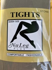 New Footed Queen Opaque Stone Pantyhose Tights Q Size 5  3  -5  11  165-225 Costume