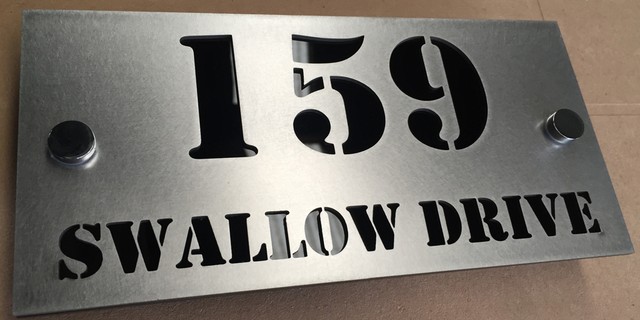 2 X 100 MM 3D House Letter Box Numbers 304 Stainless Steel Laser For Sale Online EBay
