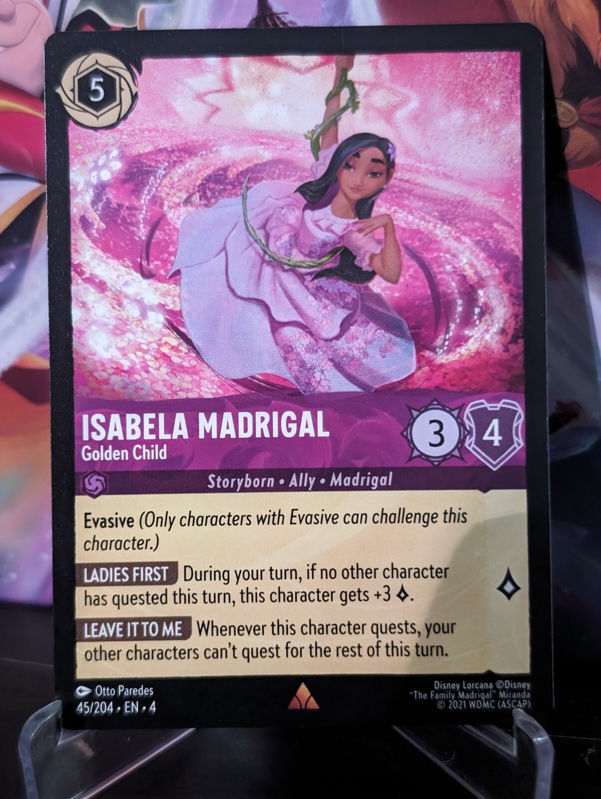 Isabela Madrigal Golden Child Non Foil 45/204 Lorcana Ursula's Return NM