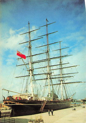 Cutty Sark Tea and Wool Clipper Boat Continental Postcard Unposted
