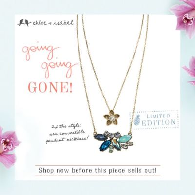 Chloe Isabel Convertible Pendant Necklace Limited Edition N309 New Rare Ebay