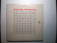 GIORGIO GABER "POLLI DI ALLEVAMENTO" LP DISCO VINILE 33 GIRI