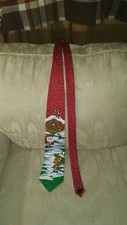 Hallmark Special Ties Christmas Tie Santa Claus North Pole Golf Club House...