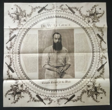 W.G. GRACE&rsquo;S ACHIEVEMENT OF REACHING 100 FIRST CLASS CENTURIES *(ON THIN PAPER)*