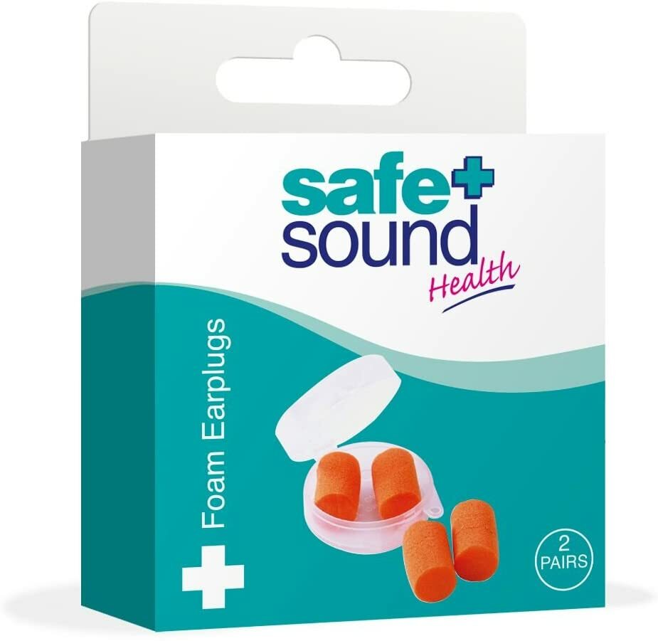 Safe & Sound Foam  Earplugs 2 pairs