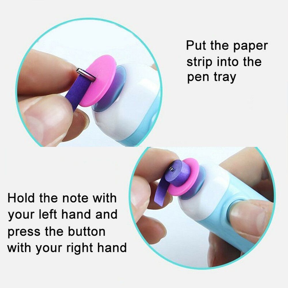 Penna Elettrica Per Quilling - Strumento Per Arricciare Carta | Ricarica Automatica | Ideale Per Artigianato E Decorazioni - Foto 10