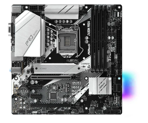 ASRock Z490M Pro4 Motherboard Intel Z490 LGA 1200 DDR4 Micro ATX M.2 HDMI core