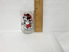 Vintage 1970's New Mickey Mouse Club Small Drinking Glass 3.5” tall EUC