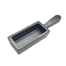 40 oz Cast Iron Loaf Bar Ingot Mold W/ Handle Melting Gold Silver Copper Scrap