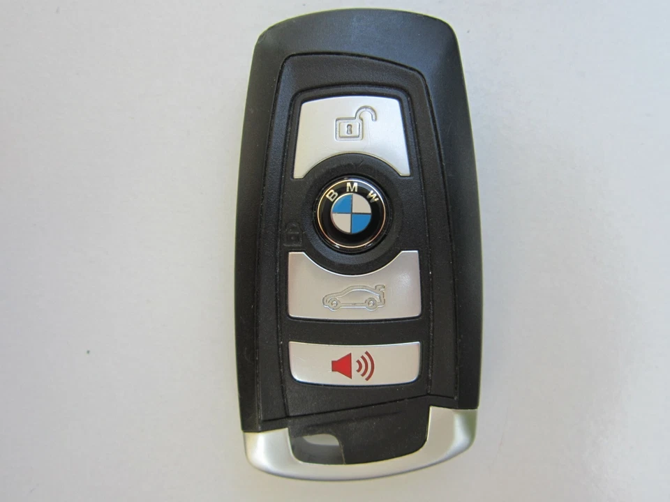 OEM BMW SMART LLAVERO ALARMA REMOTA SIN LLAVE YGOHUF5662 4 BOTONES 315Mhz DESBLOQUEADO Foto 3 de 4