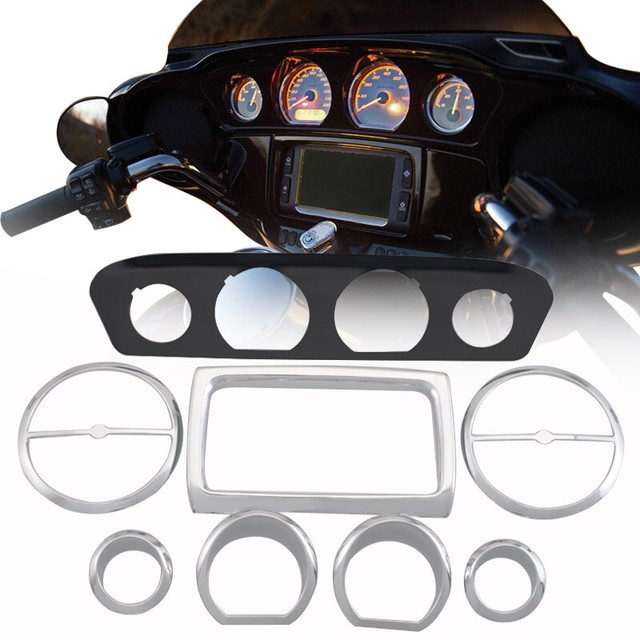 Motor Speedometer Gauge Bezel Trim For Harley Tri Glide Ultra Classic FLHTCUTG eBay