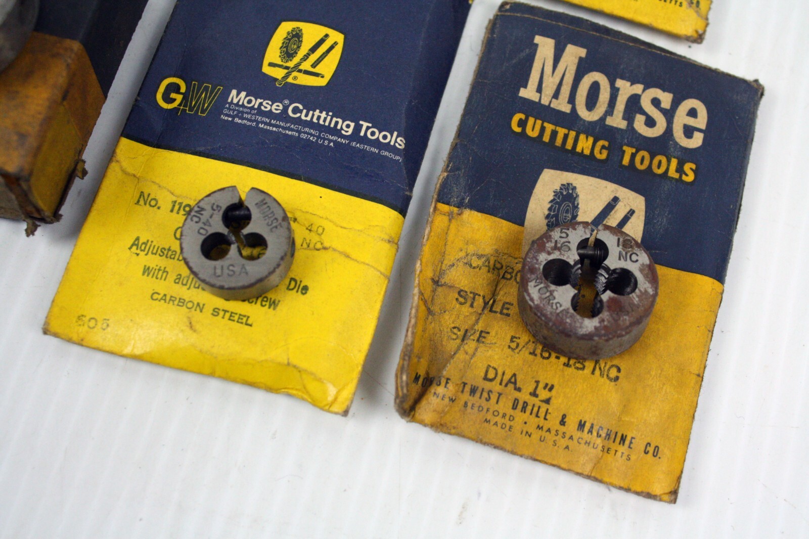 Lot of (11) Vintage Machinist Tap and Dies Made in USA MORSE eBay