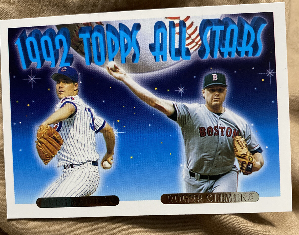 1992 Topps All Stars Greg Maddux, Roger Clemens | eBay 1992 Topps All Stars Greg Maddux, Roger Clemens | eBay