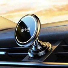 Magnetic Car Phone Holder Smartphone Stand Wireless Charging Cellphone Support