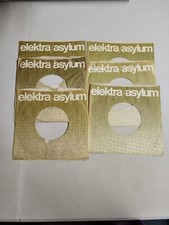 45 RPM 7" RECORD SLEEVES CO. SLEEVE 6 PACK SEE PHOTOS - Elektra Asylum SLV62-7