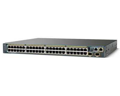 Cisco WS-C2960S-48TD-L 48x10/100/1000 Gigabit + 2x SFP + 10 GbE LANbase getestet