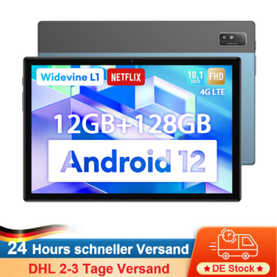 HEADWOLF 10 Zoll Tablet PC 6GB+128GB Android 12 Octa-Core 4G LTE + WiFi Netflix