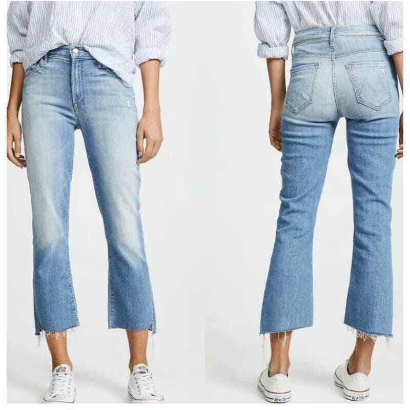 MOTHER Denim Insider Crop Step Fray Jeans Shake Well 26 | eBay MOTHER Denim Insider Crop Step Fray Jeans Shake Well 26 | eBay
