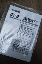 Istruzioni Cartacee in italiano per pedaliera Effetti Chitarra BOSS GT-6