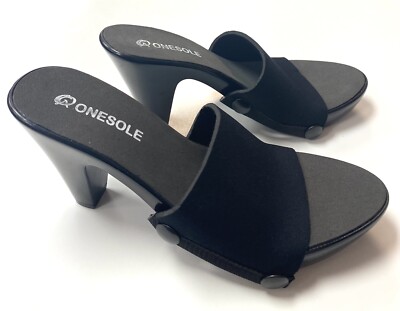Onesole Chic Soft Step Black Women's Shoes.