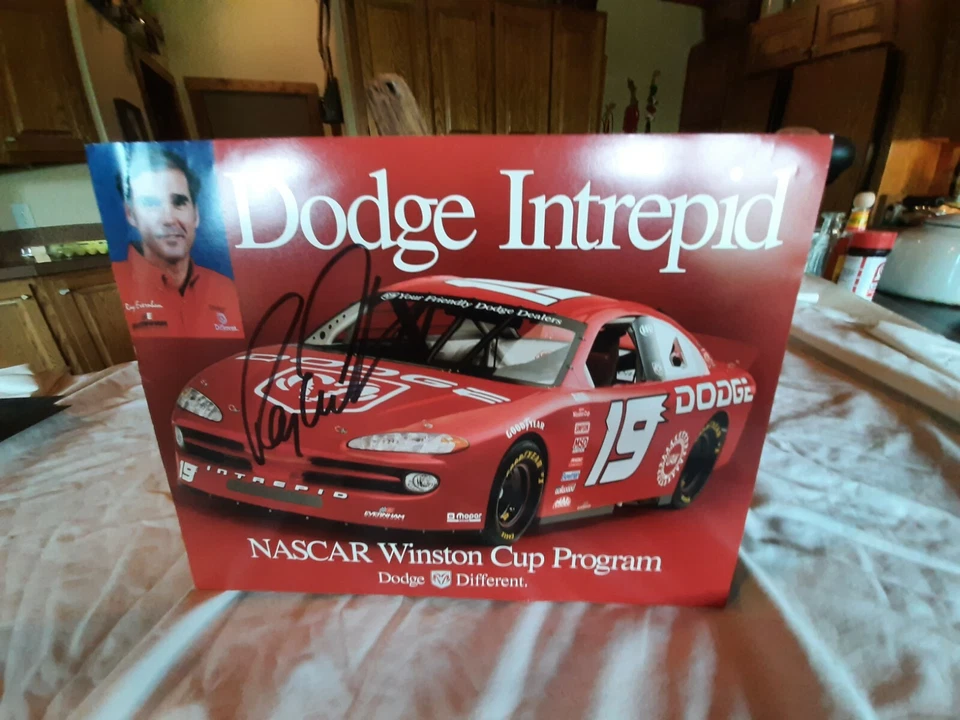 Ray Evernham #19 DODGE “DAYTONA COUNTDOWN to 2001” SIGNED 9+11 - Image 2 of 3