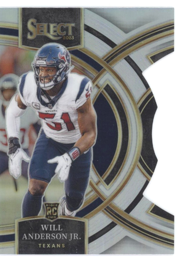2023 Panini Select Will Anderson Jr. Silver Prizms Die Cuts Houston Texans #125