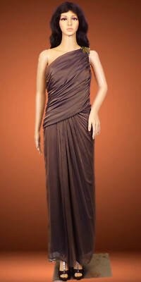 tadashi brown dress Gorgeous brown velvet Tadashi Shoji Formal cocktail Dress MINT SM
