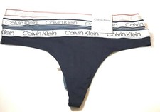 Calvin Klein Women's Carousel Thong Panties Underwear - LRG - 3 pack