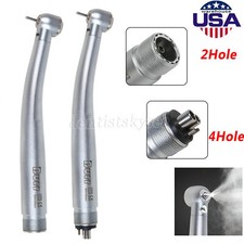 Dental High Speed Handpiece LED E-generator Push Button Turbine 4H/ 2H Rotor