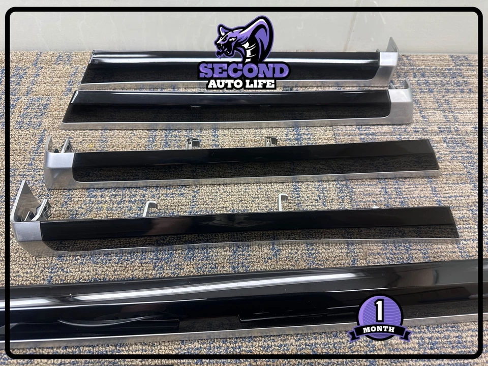 💎2011-2018 PORSCHE CAYENNE DASHBOARD / DOOR INTERIOR TRIM SET OF 7 BLACK OEM Foto 3 de 4