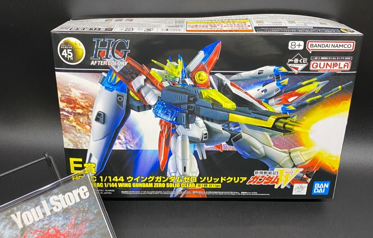 GUNPLA Ichiban Kuji 2024 Prize E HG 1/144 WING GUNDAM ZERO Solid