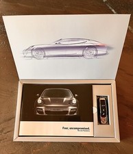 Rare Porsche Panamera "Four Uncompromised" Set   Key Fob Shaped USB  NEW  