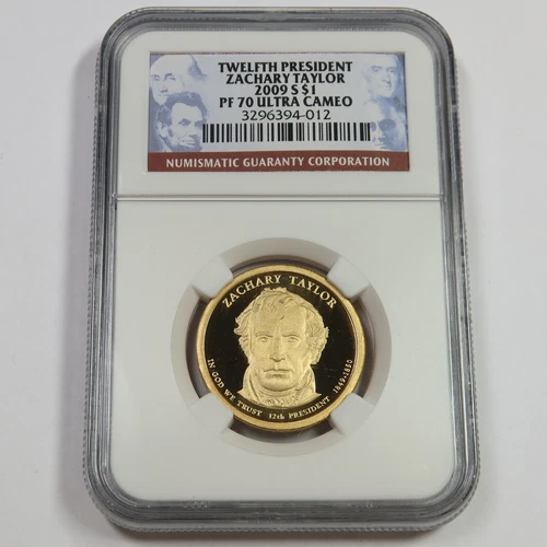 2009 S NGC PR70 UCAM - Zachary Taylor Presidential Dollar - $1 US Coin 47382A